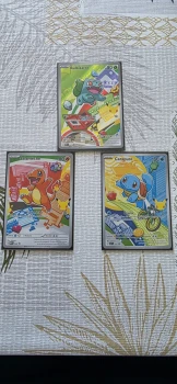 Lot 3 cartes starter pokemon