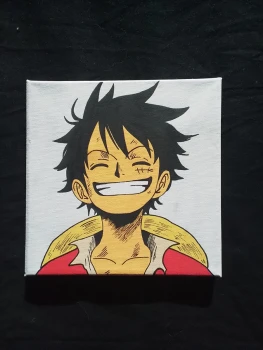 Toile manga one piece luffy