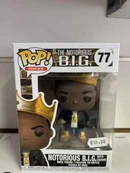 Funko Pop - The Notorious BIG 77 - Notorious BIG with Crown