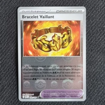 Carte pokemon Bracelet Vaillant 080/086 POKEBALL - EV10.5  Flamme Blanche