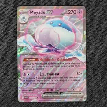 Carte pokemon Moyade ex 045/086 POKEBALL - EV10.5  Flamme Blanche