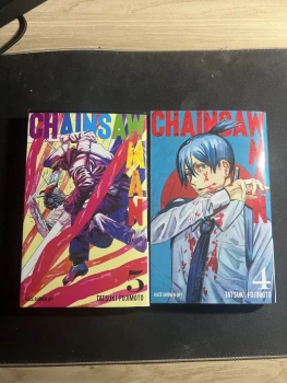 Tomes 5 et 4 de chainsaw man