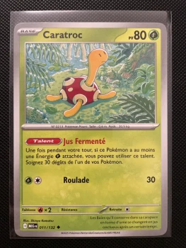 Carte Pokémon - CARATROC 011/132 - Méga Évolution