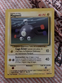 Carte Pokémon édition 1995