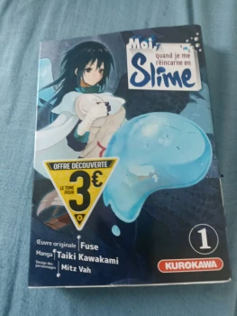 Tome 1 de moi quand je me réincarne en slime