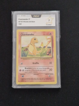 Carte Pokemon Gradé PCA 7 Salameche set de base IT