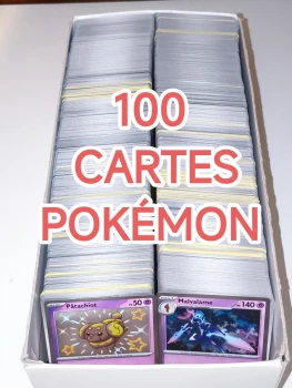100 cartes Pokémon