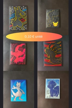 Sleeves Pokémon Officielles neuves : 10 cts l'unité ou 5€ le paquet 🔥