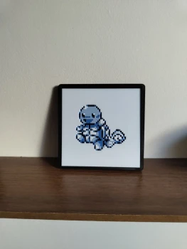 Plaque décorative Sprite Carapuce - jeux GameBoy 1G