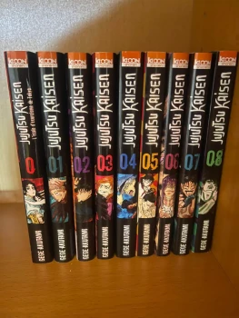 Lot Manga Jujutsu Kaisen - Tome 0 - 8, Comme Neuf