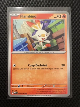 Carte Pokémon - FLAMBINO 026/132 - Méga évolution