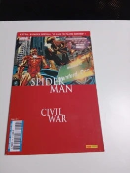 spiderman Spider-man N° 86 conflit interne  Civil War mars  2007 marvel TTBE