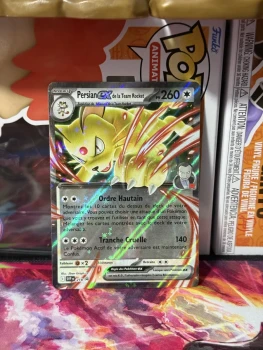 Pokémon Persian EX de la team rocket promo 218 EV.10 - Rivalités Destinées