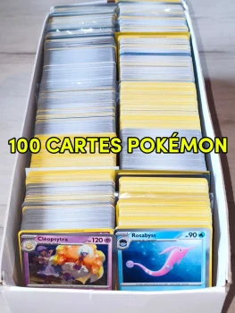 100 cartes Pokémon