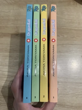 4 tomes Dragon Ball Pastel