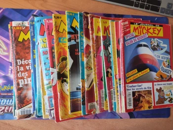Journal de Mickey lot de 24 numéros anciens