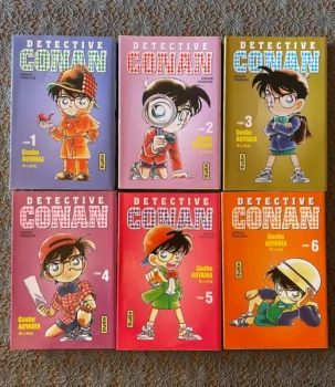 Detective Conan - Tome 1 à 6 - en très bon état