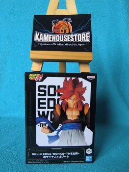 Solid Edge Works Gogeta Super Saiyan 4 – Dragon Ball GT – Banpresto / Bandai Spirits – Import Japon – Neuf