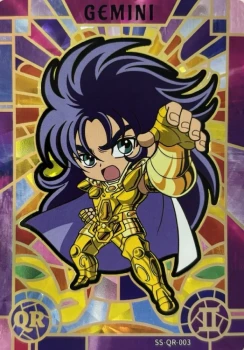 Carte Saint Seiya - Kayou Série 1 - SS-QR-003 - Saga des Gémeaux