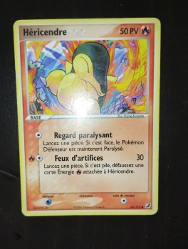 Carte pokémon héricendre 54/115 édition 2006
