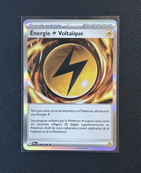Carte Pokémon - Énergie Voltaïque 84/84 - Holo - Nuit Noire