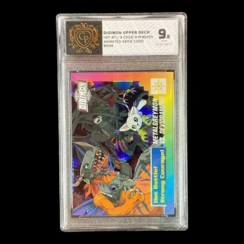 CARTE GRADEE DIGIMON HOT BATTLE ANGLAIS GP 9.5
