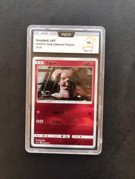 Carte gradée Snubbull version Japonaise PCA 10