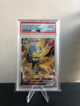 Carte gradée Zeraora PSA 10 Zenith Suprême