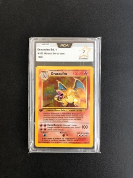 Carte Pokémon Dracaufeu set de base édition 1 4/102 PCA 7 - FR. -10%