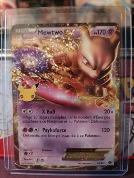 Carte Pokémon Mewtwo Ex 54/99 Célébration FR Super rare