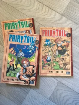 Fairy tail Tome 1,3,4