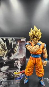 Figurine son goku manga dragon ball repainted 2d