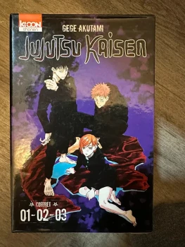 Jujutsu Kaisen tome 1,2,3