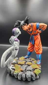 Lot figurine manga dragon ball repainted 2d goku et freezer