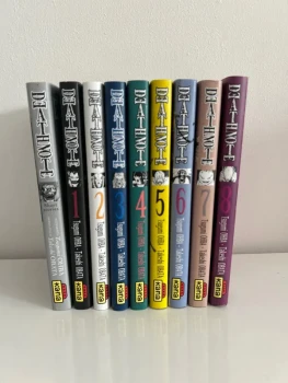 Manga tome 1 à 8 death note